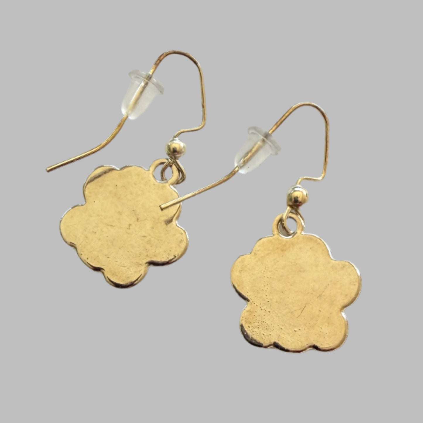 as seen from the back, silver in colour