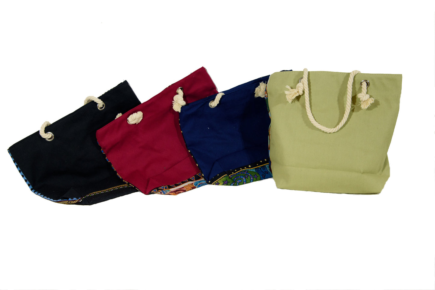 Canvas Bag - Laurel Burch - black