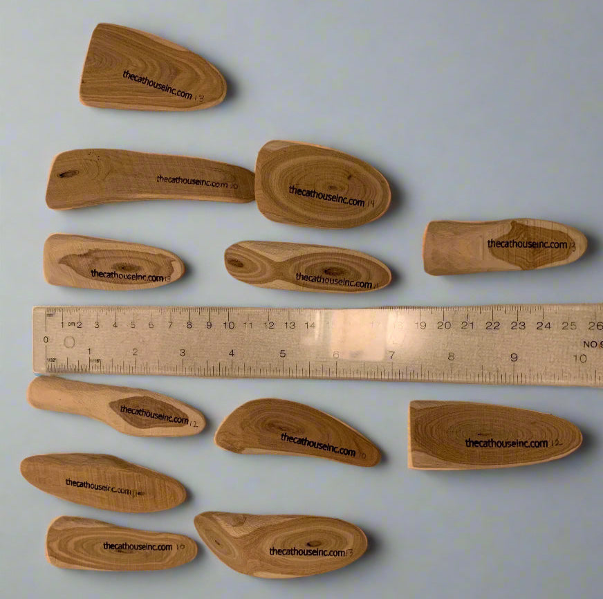 variety of shapes and sizes of honeysuckle wood chunk 8-11g