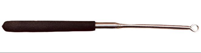 black handle with silver extendible rod up to 29"