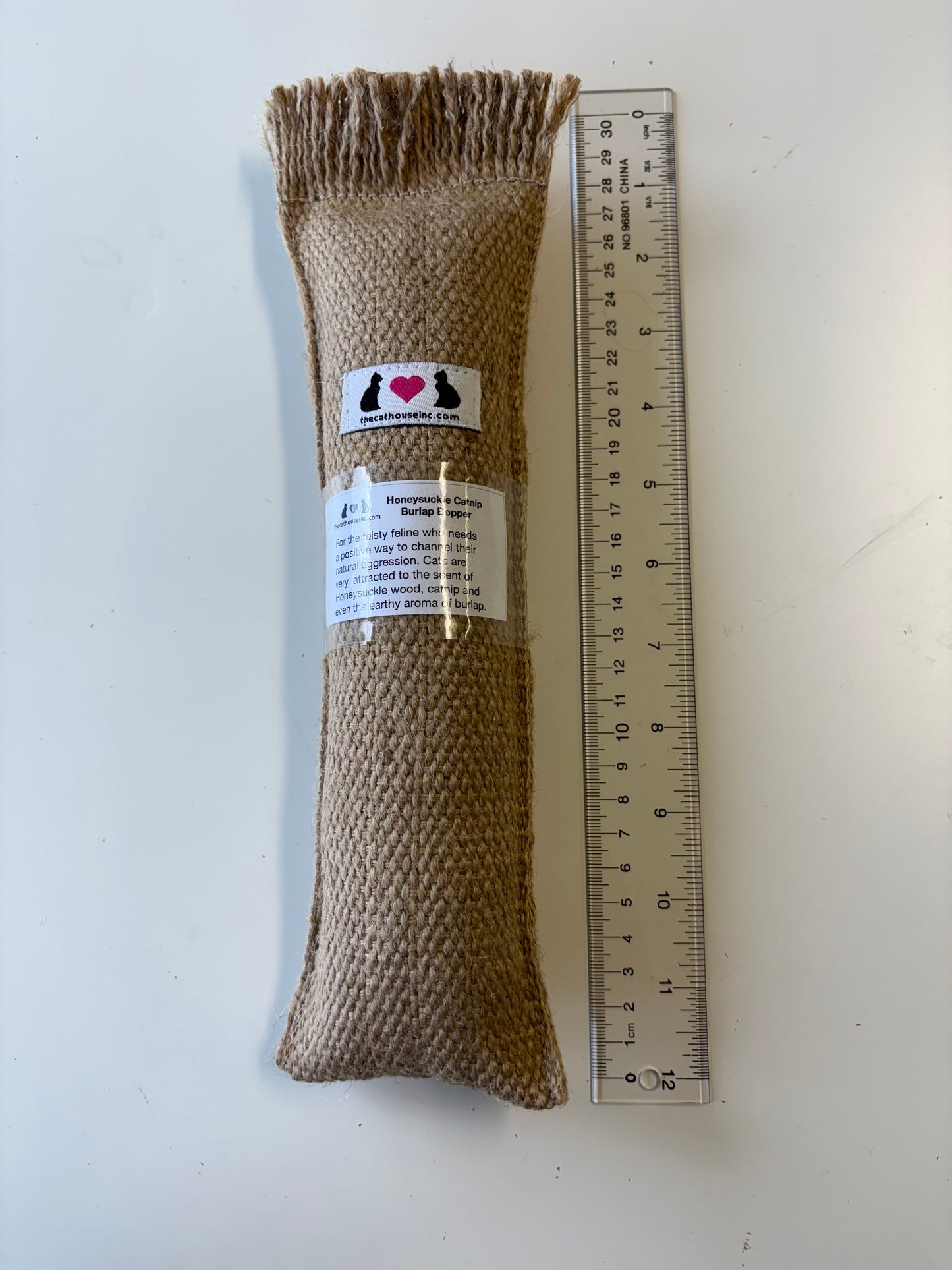 Honeysuckle Catnip Burlap Bopper XL