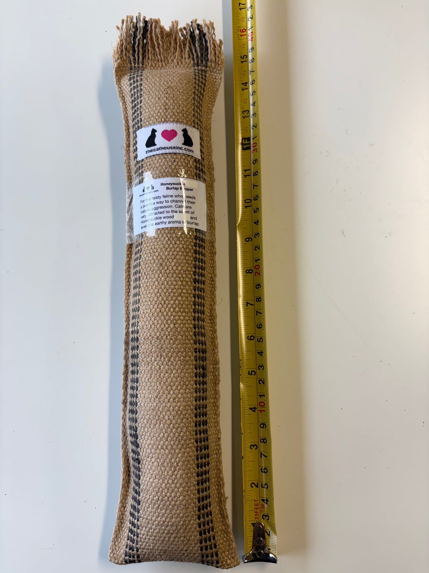 Honeysuckle Only Burlap Bopper XL