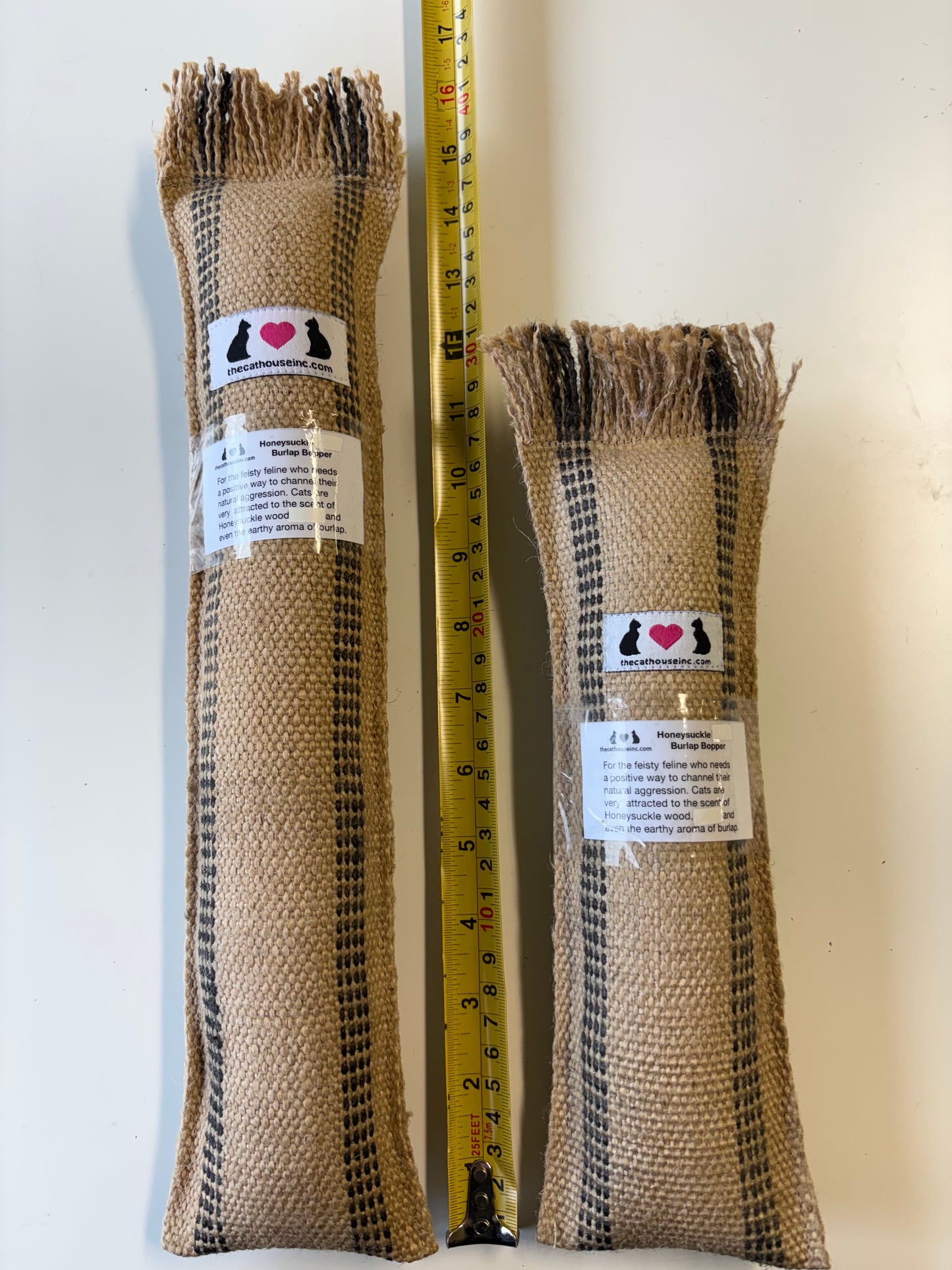 Honeysuckle Only Burlap Bopper XL