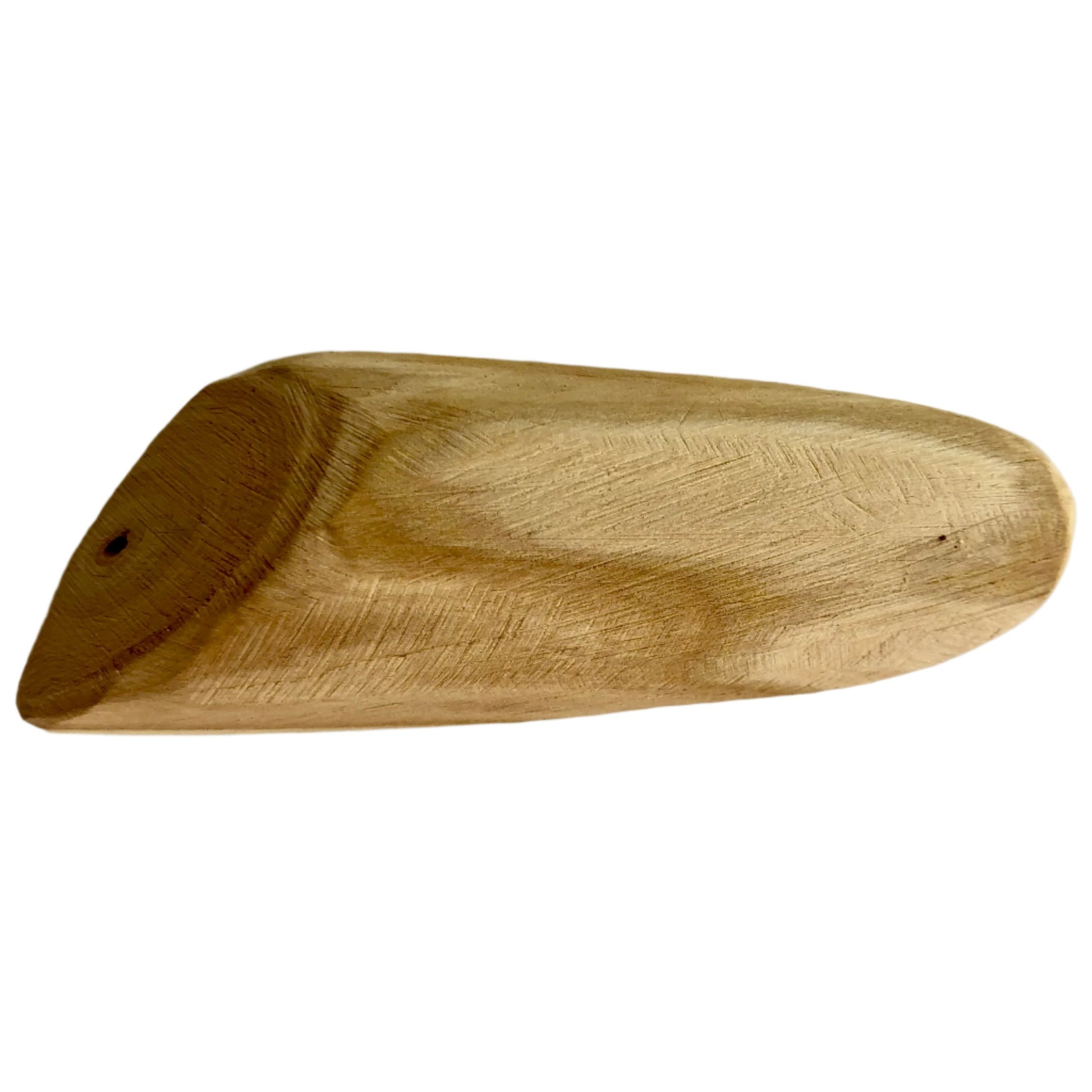 13g honeysuckle wood chunk turned over to see the back woodgrain