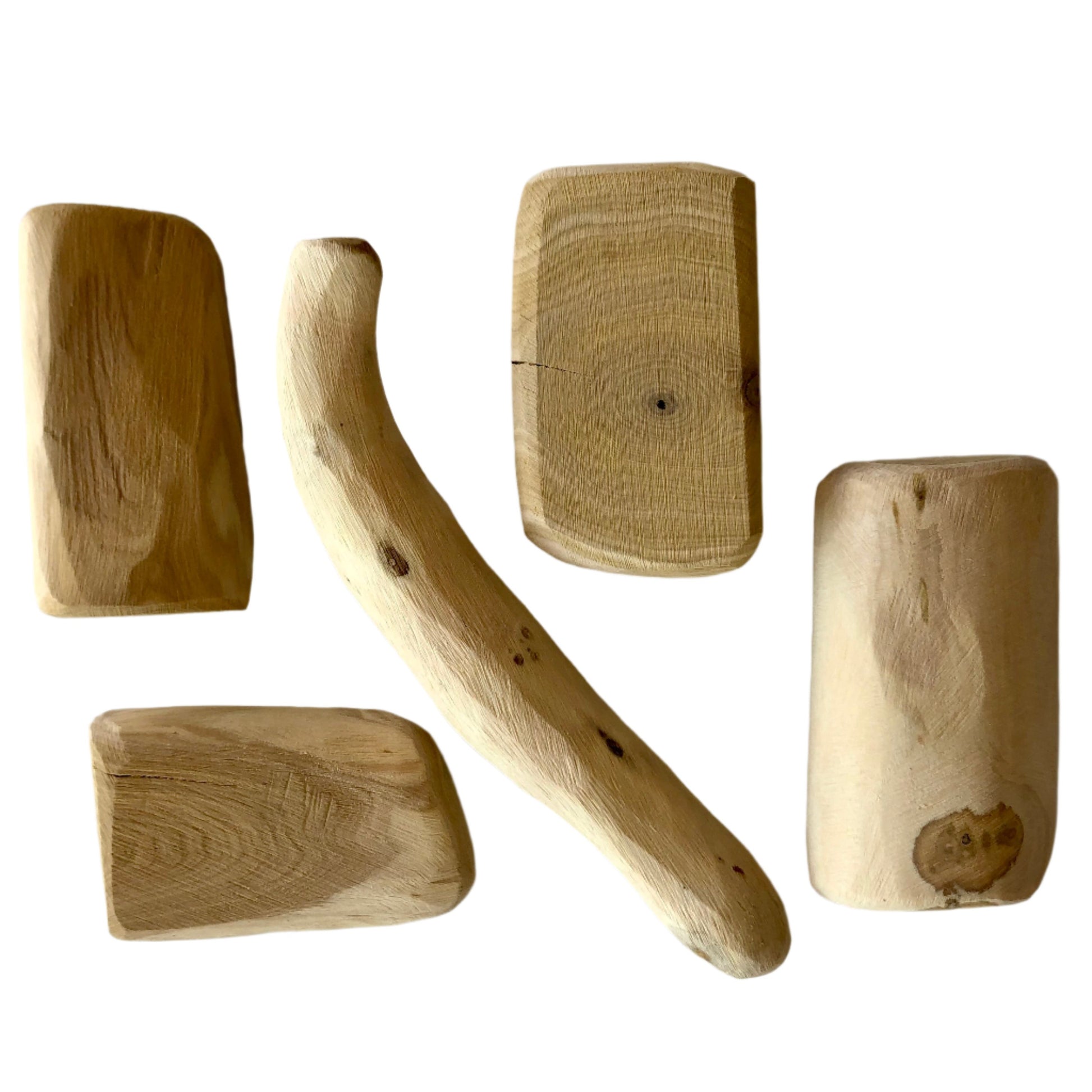 honeysuckle wood chunks of all different shapes and sizes within the 32-39 range, seen here flip side 
