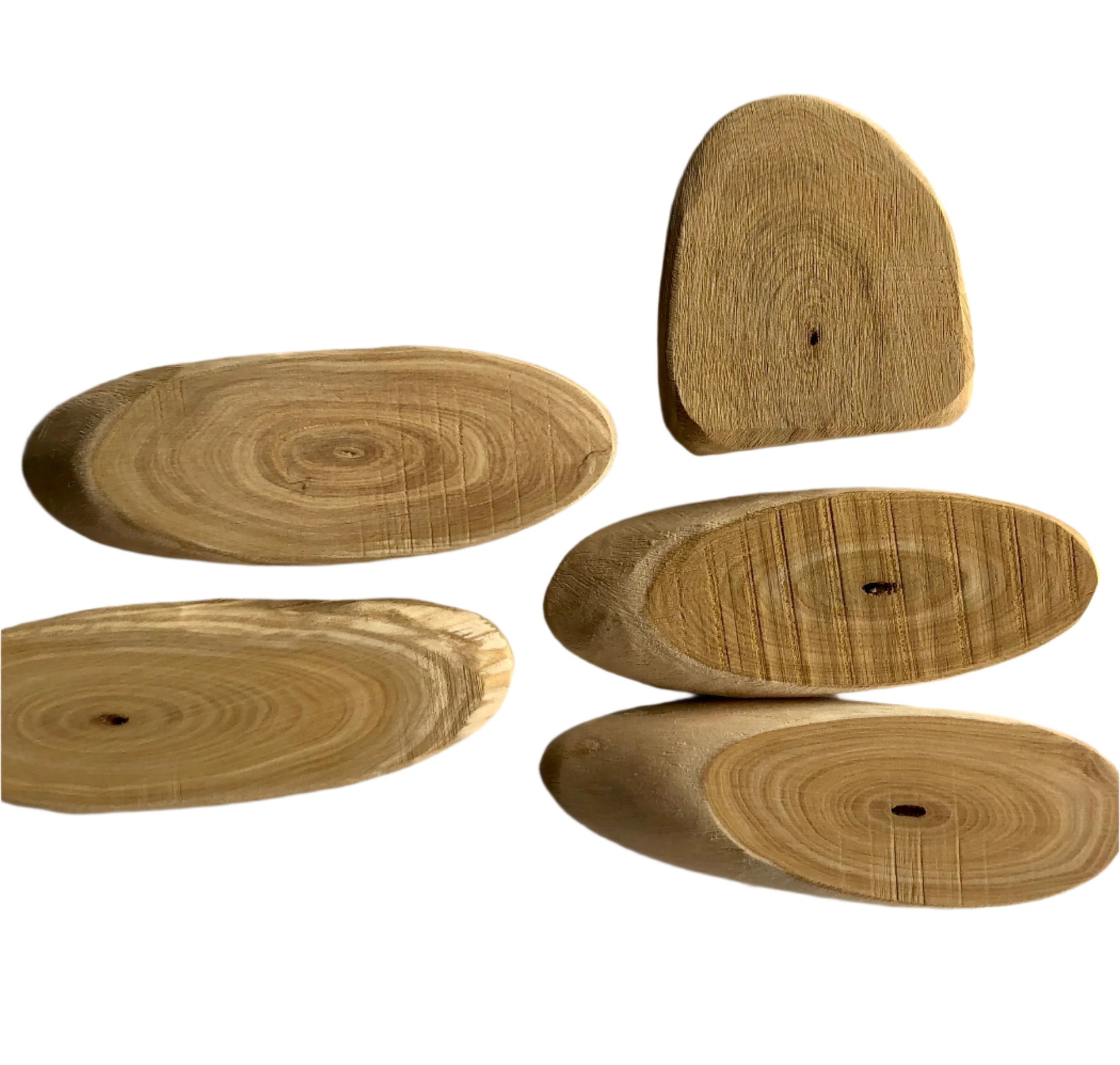 chunks of Honeysuckle wood, pieces range in weight from 24-31g, seen here on flip side