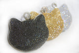 Clutch purse Bling - Gold, Black or Silver