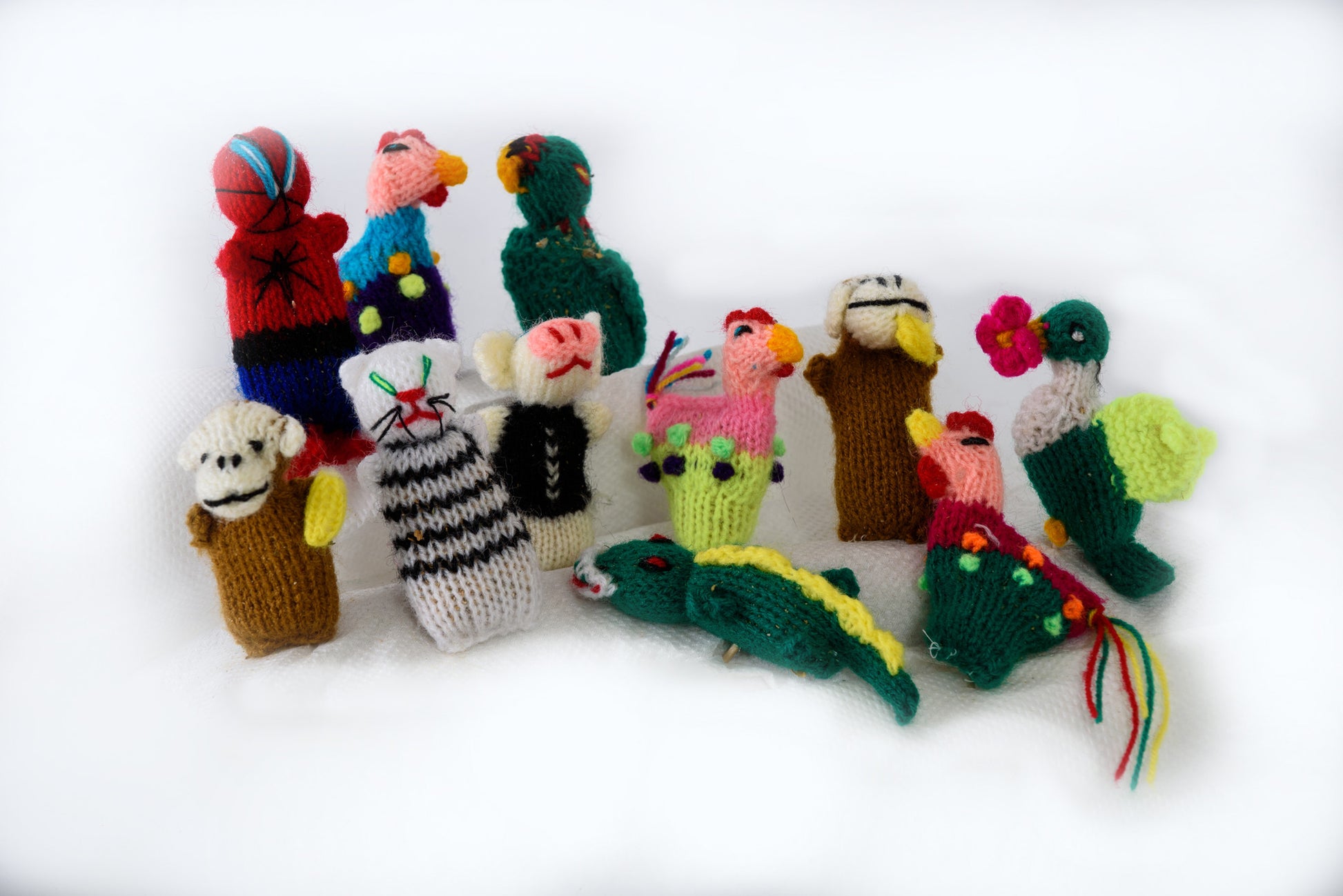 Honeysuckle catnip knit character handmade cat toy  