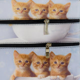 Kittens in a Bowl - small purse